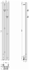 Полотенцесушитель электрический Сунержа Терция 3.0 120х13,8 см 12-5844-1211 белый - 4 изображение