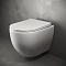 Комплект подвесной безободковый унитаз Ceramica Nova Mia Rimless CN1805 с ультра-тонким сиденьем SoftClose  + инсталляция Geberit Delta 458.163.21.1 с панелью смыва, хром глянцевый - 3 изображение