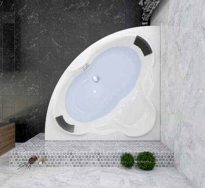 Акриловая ванна Lavinia Boho Elegant, 150x150, S1-3705015P - 6 изображение