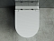 Комплект подвесной безободковый унитаз Ceramica Nova Forma с крышкой-сиденьем CN3011 + инсталляция Am.Pm ProC I012707.0238 с клавишей смыва ProC S, чёрная матовая - 5 изображение