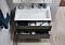Комплект мебели для ванной Aquanet Алвита 100 серый антрацит - 17 изображение