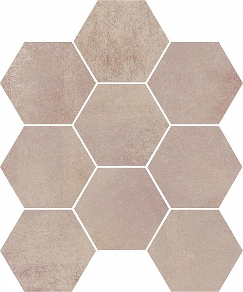 Керамическая плитка Meissen Вставка Arlequini мозаика, светло-бежевый, 28x33,7