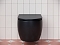 Комплект подвесной безободковый унитаз Ceramica Nova Play CN3001MB черный матовый с сиденьем микролифт + инсталляция Geberit Duofix UP320 111.300.00.5 - 5 изображение