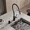 Смеситель для кухонной мойки Wasserkraft A8417 с гибким изливом, матовая нержавеющая сталь / MagicBlack - 2 изображение