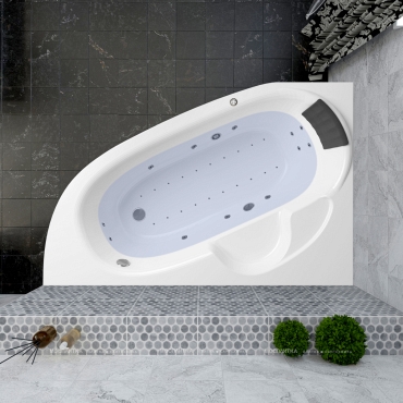 Акриловая ванна Lavinia Boho Bell Pro, 140x95 см. левая, 36145HAC - 3 изображение