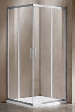 Душевой уголок Vincea Garda VSS-1G9011CL, 110*90, профиль хром, стекло прозрачное - 2 изображение