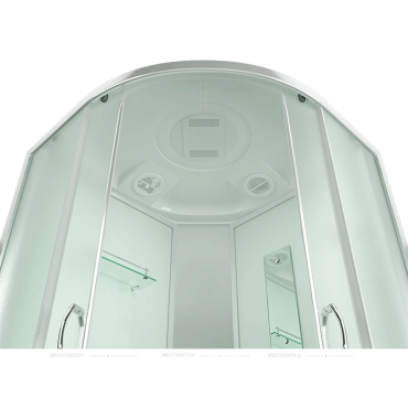 Душевая кабина Erlit Comfort 80х80 см ER3508TP-C3-RUS профиль серебристый, стекло матовое - 8 изображение