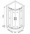Душевой уголок GOOD DOOR Galaxy R-TD-90-C-CH - 4 изображение