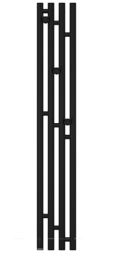 Полотенцесушитель электрический Сунержа Кантата 3.0 120х19,1 см 31-5846-1216 матовый черный - 2 изображение