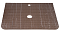 Столешница под тумбу Style Line Атлантика 60 MI03 СС-00002232 керамогранит бежевый тёмный - 8 изображение