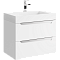 Тумба с раковиной Aqwella Cube 69 см CUB0107W белая