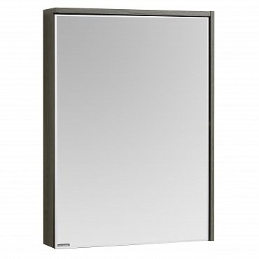 Зеркальный шкаф Aquaton Стоун 1A231502SXC80 60 x 83.3 см, с подсветкой, грецкий орех