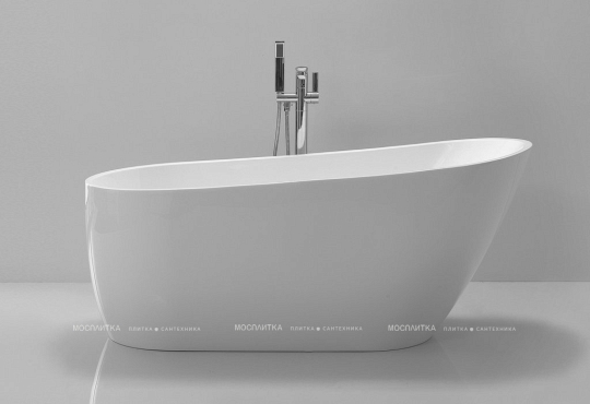 Акриловая ванна BelBagno 170х70 см BB62-1700-W0 без перелива, белый - 2 изображение