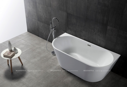 Акриловая ванна Abber 150х80 см AB9216-1.5, белый - 3 изображение