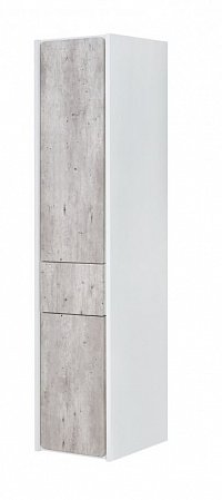 Шкаф-пенал Roca Ronda R белый матовый/бетон ZRU9303006