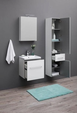 Комплект мебели для ванной Aquanet Порто 50 белый - 7 изображение