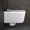 Комплект подвесной безободковый унитаз Ceramica Nova New Day CN3005 с крышкой-сиденьем микролифт + инсталляция Grohe Rapid SL 38775001 4 в 1 с кнопкой смыва - 3 изображение