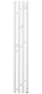Полотенцесушитель электрический Сунержа Кантата 3.0 120х19,1 см 12-5847-1216 белый - 2 изображение