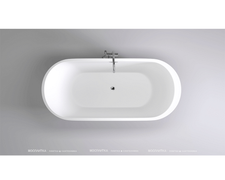 Акриловая ванна Black&White Swan 105SBBL, 170x80 см, черная - 3 изображение