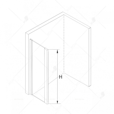 Душевой уголок RGW CL-48 В 32094883-014 130x80 см дверь раздвижная стекло прозрачное черный - 2 изображение