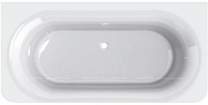 Ванна из литьевого мрамора Astra-Form Прима 185,1x90,2 белый глянец 01010037 - 3 изображение