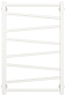 Полотенцесушитель водяной Сунержа Сирокко 80х50 см 30-0253-8050 матовый белый - 2 изображение