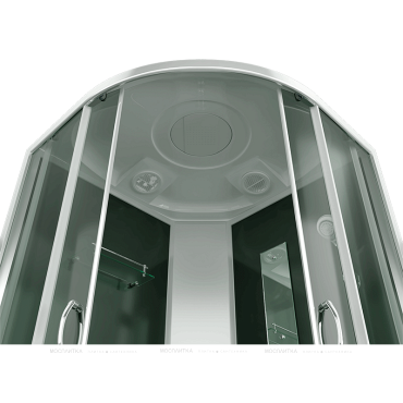 Душевая кабина Erlit Comfort 80х80 см ER3508TP-C4-RUS профиль серебристый, стекло тонированное - 8 изображение