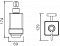Дозатор для жидкого мыла Aquanet 6581MB черный - 2 изображение