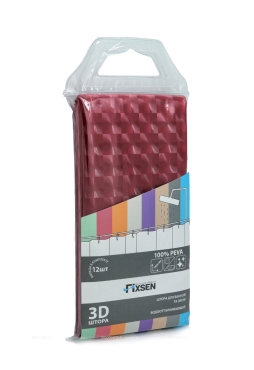 Шторка для ванной FIXSEN розовая FX-3003B - 2 изображение