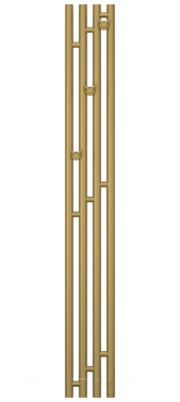 Полотенцесушитель электрический Сунержа Кантата 3.0 150х19,1 см 032-5847-1516 матовое золото - 2 изображение
