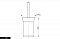 Ёршик для туалета Nicolazzi Classica 1491OG, латунь - 2 изображение