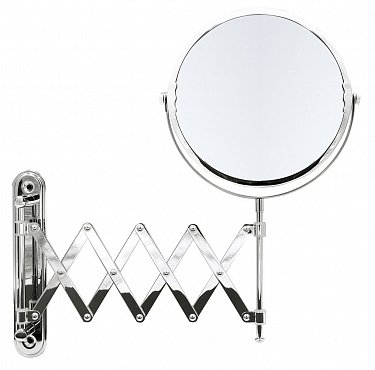 Зеркало косметическое подвесное RidderAnna 1х/5х-увеличение, хром