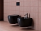 Комплект подвесной безободковый унитаз Ceramica Nova Play CN3001MB Черный матовый с сиденьем Микролифт + инсталляция для унитазов Bocchi 8010-1000 - 9 изображение