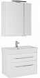 Комплект мебели для ванной Aquanet Виченца 80 белый глянец