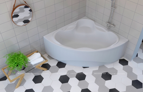 Акриловая ванна Lavinia Boho Elegant, 150x150 см, 361940AC - 5 изображение