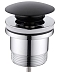 Донный клапан Galassia Dream 9916NEMT клик-клак с керамической крышкой, черный матовый