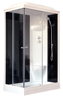 Душевая кабина Royal Bath 8120HP6-BT черное/прозрачное правая