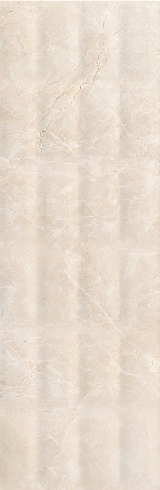 Керамическая плитка Meissen Плитка Soft Marble светло-бежевый рельеф 24x74