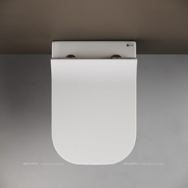 Комплект подвесной безободковый унитаз Ceramica Nova New Day CN3005 с крышкой-сиденьем микролифт + инсталляция Creto Standart 1.0 - 6 изображение