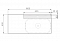 Столешница Aquaton Мишель 100 дуб эндгрейн с панелью, 1A253103MIX40 - 6 изображение