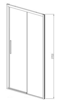 Душевая дверь Vincea Soft 130 см хром, стекло прозрачное, VDS-3SO130CL - 5 изображение