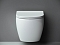 Комплект подвесной безободковый унитаз Ceramica Nova Metropol Rimless с крышкой-сиденьем CN4002 + инсталляция Am.Pm ProC I012707 - 3 изображение