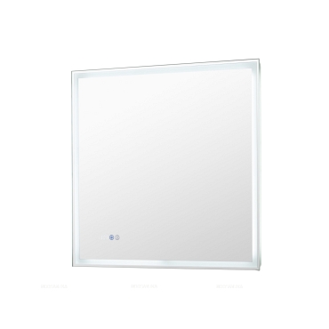 Зеркало Aquanet Оптима 80 белый матовый - 5 изображение