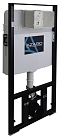 Комплект подвесной безободковый унитаз Azario Fora AZ-8010-1000+AZ-8200-0030+AZ-0017 E-R с микролифтом + система инсталляции с кнопкой смыва хром матовый - 2 изображение