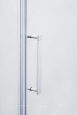 Душевая дверь Cezares RELAX-B-2-180-C-Bi профиль белый стекло прозрачное 180см - 2 изображение