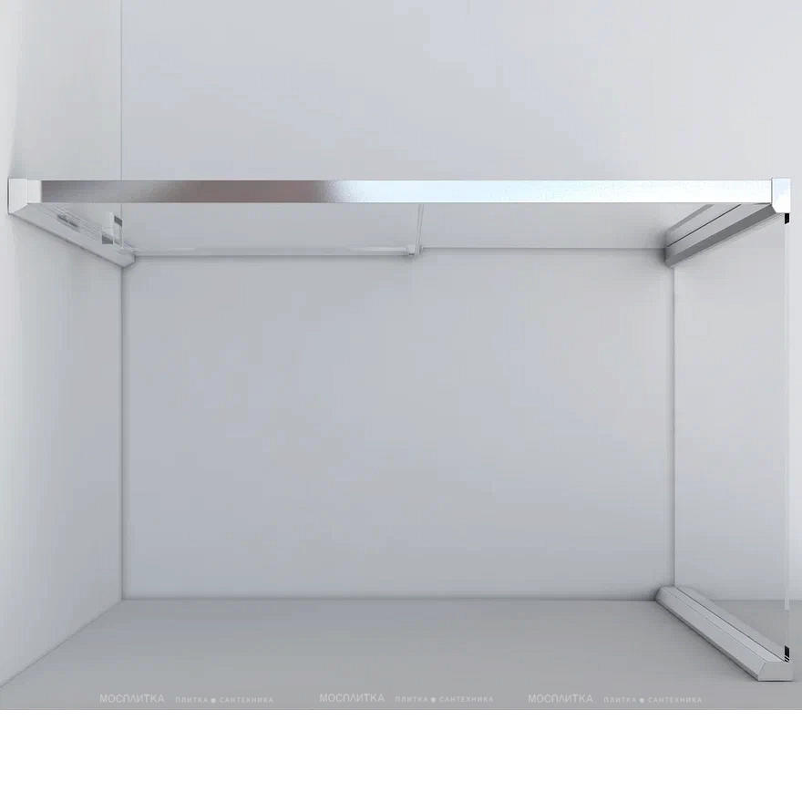 Душевой уголок Vincea Lugano VSR-1L1013CL-1 130x100 см хром, стекло прозрачное, Easy Clean - 3 изображение