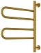 Полотенцесушитель электрический Сунержа Парео 4.0 56,7х53,5 см 032-0823-0567 матовое золото - 2 изображение
