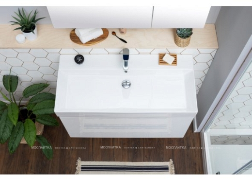 Комплект мебели для ванной Aquanet Йорк 85 белый - 12 изображение