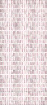 Плитка Pudra мозаика рельеф розовый 20х44