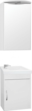 Зеркальный шкаф Style Line Эко Стандарт Альтаир 40/С белый - 2 изображение